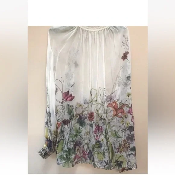 Gucci Silk Floral Blouse NWT - Picture 5 of 5